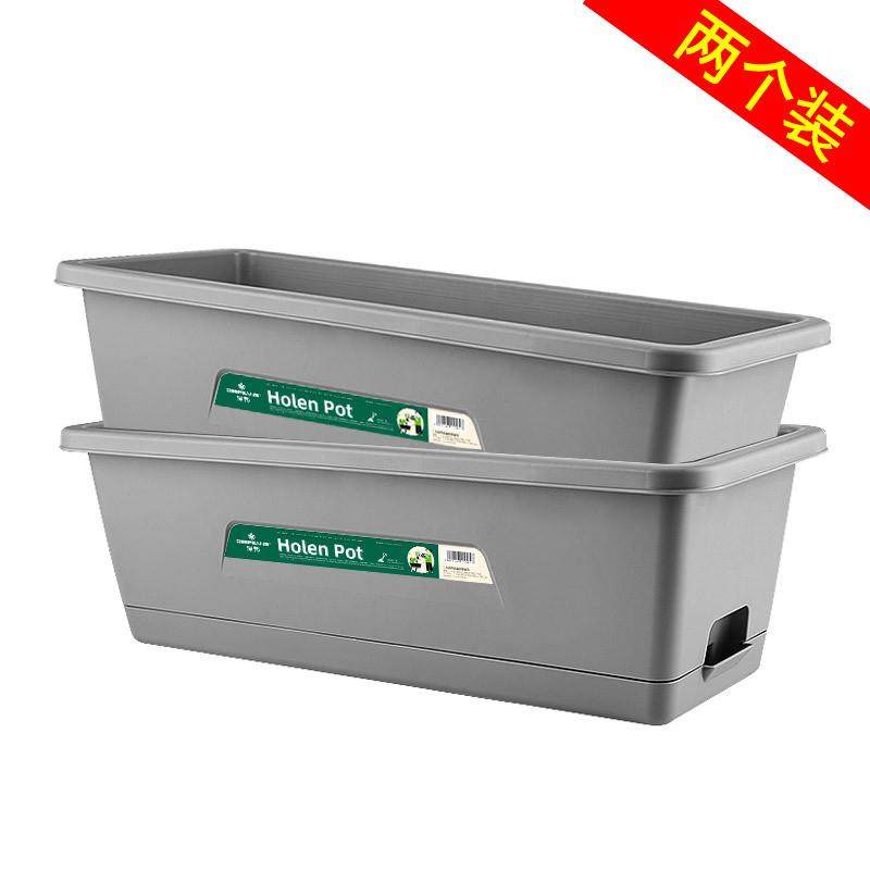 自动吸水花盆种菜花槽长方形懒人家庭阳台塑料种植箱蔬菜盆栽,鲜花速递/花卉仿真/绿植园艺,花盆,淘宝优惠券,粉丝福利购,淘宝优惠卷