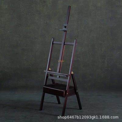 定制画架木制抽屉式榉美术生儿童素描油画写生折叠厂家画架批发