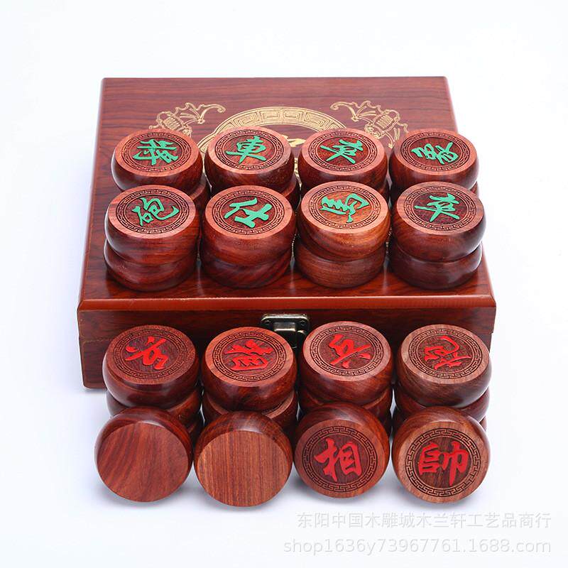 厂家直销中国象棋 红木实木酸枝 棋盘棋盒 家居摆件木制工艺品