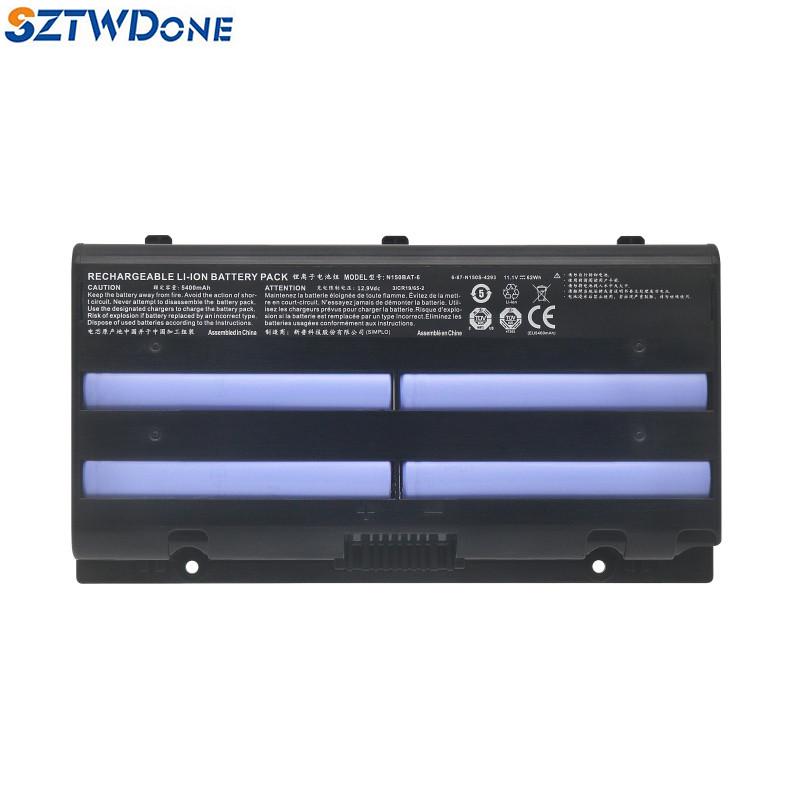 适用 神舟 战神 Z7M/Z6-SL7D1 SL7D2 SL7R3 SL5D1 N150BAT-6 电池