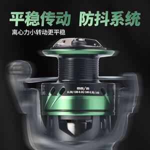 科迈龙不锈钢纺车轮通用轴承cnc摇臂淡海水渔轮深线杯泛用纺车轮