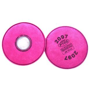 2091 2097CN 防尘滤棉P100过滤活性炭有机蒸气异味焊玻璃纤维滤棉