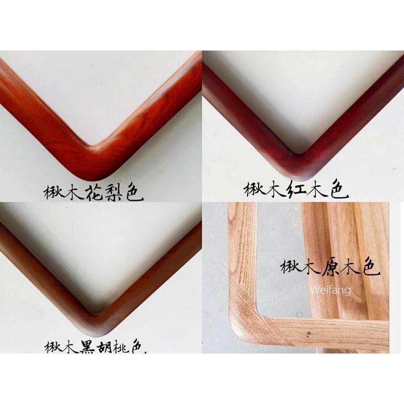 1s2j批发实木松木圆角直角装裱国画框桐木楸木框条厂家定做220*6
