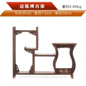 鸡翅木博古架小实木摆件收纳茶具架多宝阁紫砂茶壶展示架子置物架