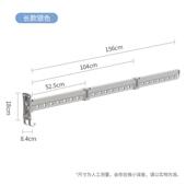 壁挂式 小户型衣柜阳台晒衣架室内伸缩晾衣杆单杆折叠晾衣架可