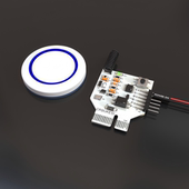 无线网吧电脑桌面开关按钮台式 机箱外接开机键主机外置按键启动器