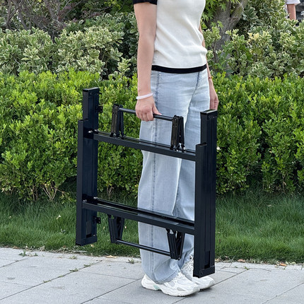 吃饭桌架子 桌腿桌脚支架 正方形桌腿 简易折叠桌架 可折叠桌子腿