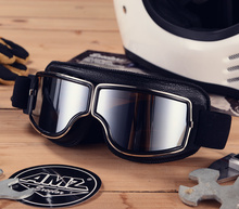 AMZ kính râm retro mũ bảo hiểm xe máy Kính Harley off-road thí điểm đầu máy kính râm - Xe máy Rider thiết bị găng tay đi xe