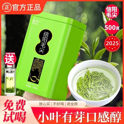 送茶杯2025新茶雨前信阳毛尖一斤