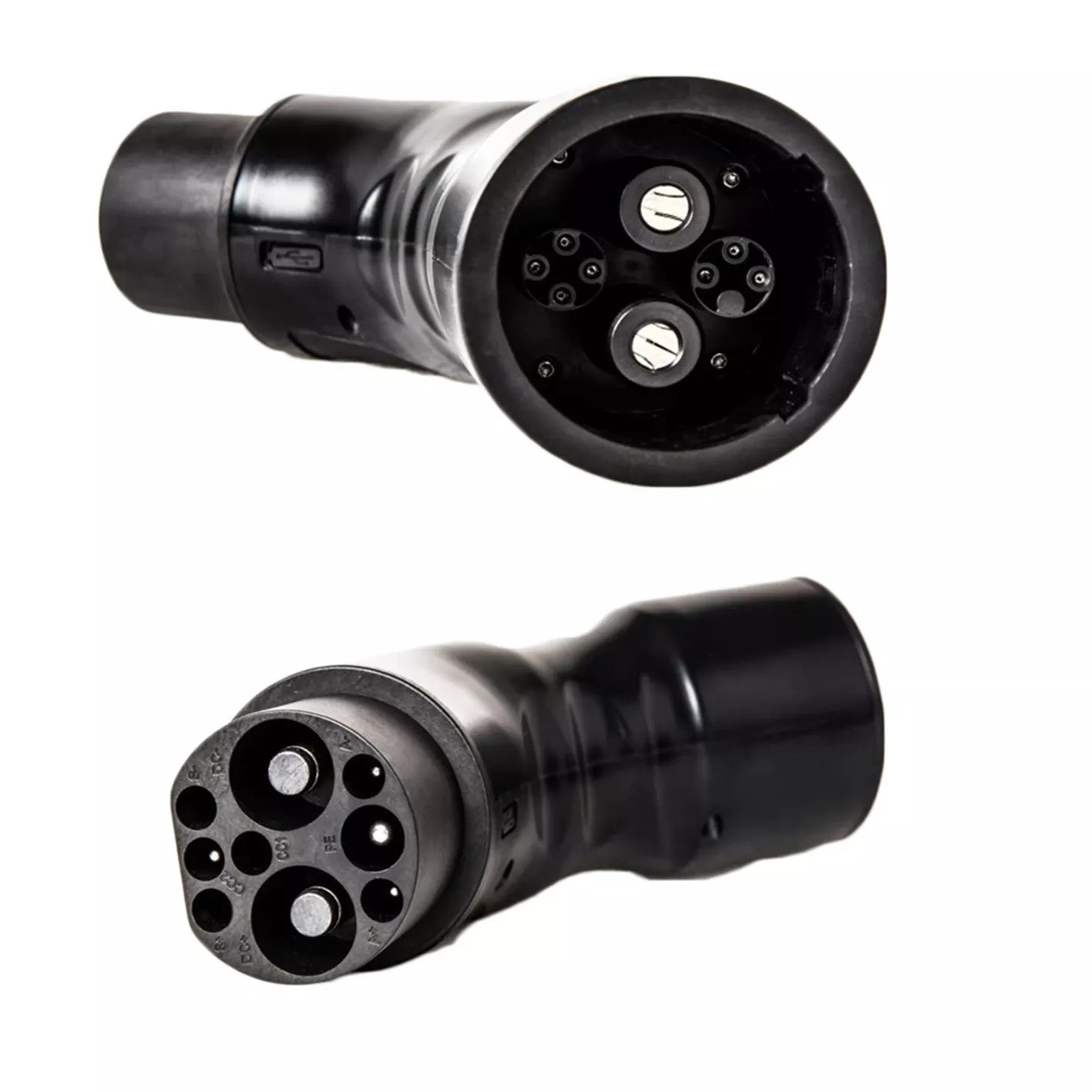 Chademo转GBT日标转国标直流快充转换头125Ａ充电转接头出口汽车