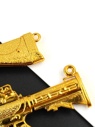 Детская креативная маленькая подвеска для школьников для детского сада, школьный игрушечный пистолет, подарок на день рождения