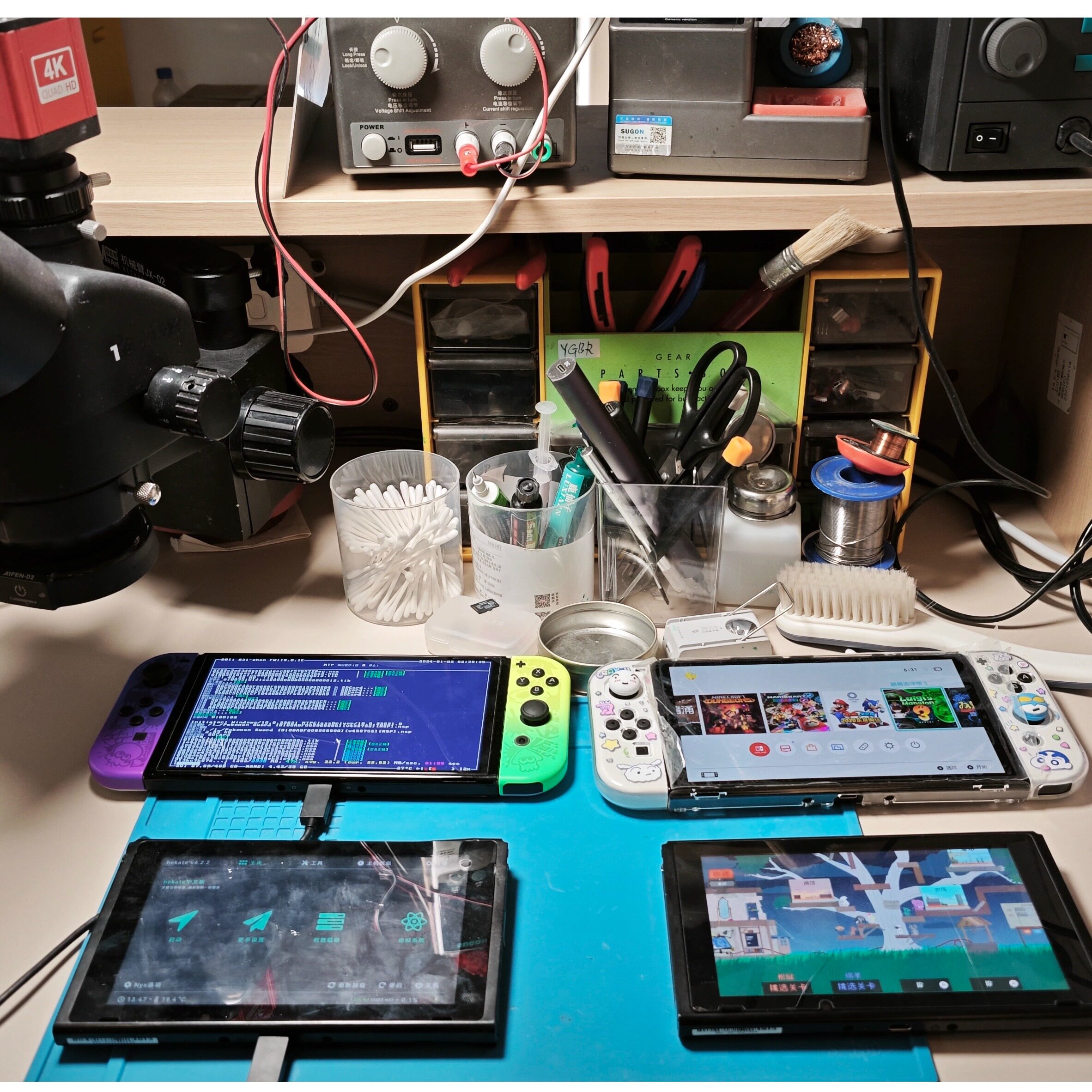 长春switch硬破树莓派大气层双系统破解oled打孔续航国行不剪板