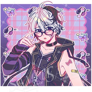 vflower谷子 v花吧唧 双闪徽章 拍立得 色纸 流麻 同人授权周边