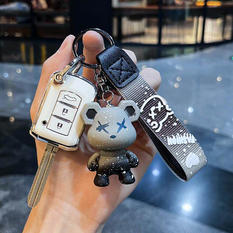 三菱汽车直板钥匙套包扣