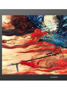 适用绘王Kamvas?Pro?19数位板保护膜原装屏幕膜软性钢化膜肯特绘画类纸膜 磨砂防反光膜高清防指纹防刮膜