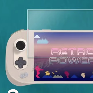 适用于AYANEO GEEK 1s掌机贴膜防指纹防刮防摔非钢化玻璃保护膜