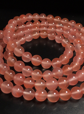 正品天然南红玛瑙手链项链两用冰粉文玩6mm保真支持复检厂家直销