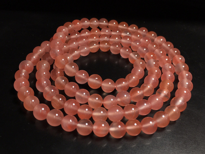 正品天然南红玛瑙手链项链两用冰粉文玩6mm保真支持复检厂家直销