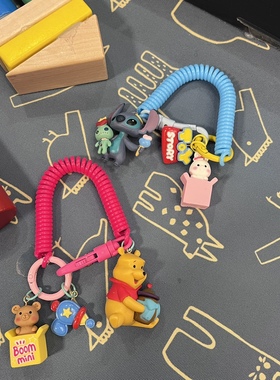 维尼熊史迪仔手链包链两用