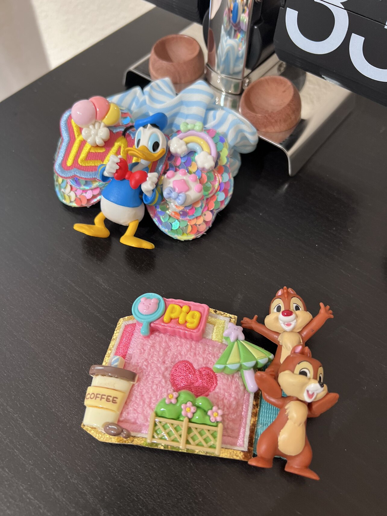 日韩卡通可爱唐老鸭头花少女心肠圈齐齐蒂蒂发夹刘海网红发饰