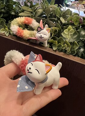 小狗狗彩色毛茸茸发圈头绳