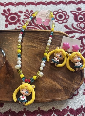 美少女战士短款颈链卡通女