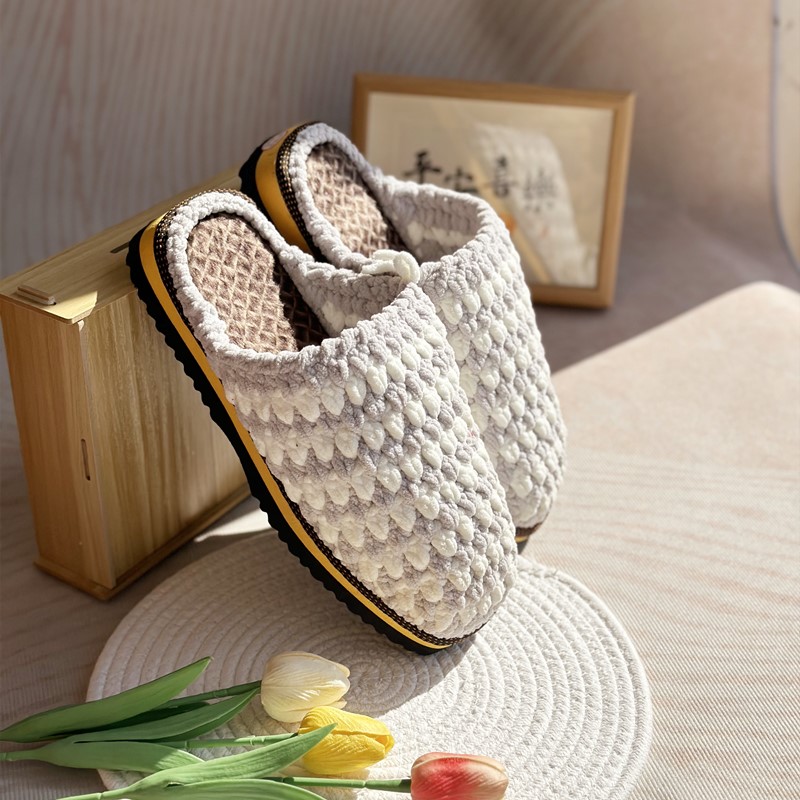 孺子牛拖鞋保暖休闲卧室手工制作