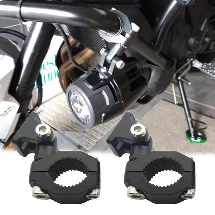 摩托车LED射灯支架改装保险杠护杠万向可调节灯架铝合金扩展管夹,汽车零部件/养护/美容/维保,其他,淘宝优惠券,粉丝福利购,淘宝优惠卷