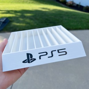 PS5游戏光碟收纳架索尼PS4光盘CD收纳盒摆放架PSVita主机配件周边