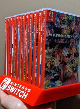 任天堂switch游戏卡收纳盒卡盒收纳架碟片架光盘置物架ns卡带碟架