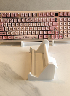 桌面机械键盘展示架架书记游戏机手柄陈列支撑托架白ins落地摆摊