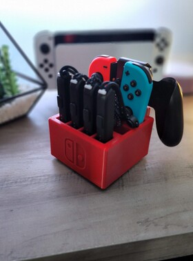 任天堂Switch2游戏手柄Joycon握把收纳盒收纳箱置物架底座展示架