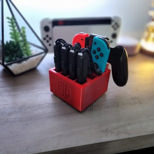 任天堂Switch游戏手柄Joycon握把收纳盒收纳箱置物架底座展示架