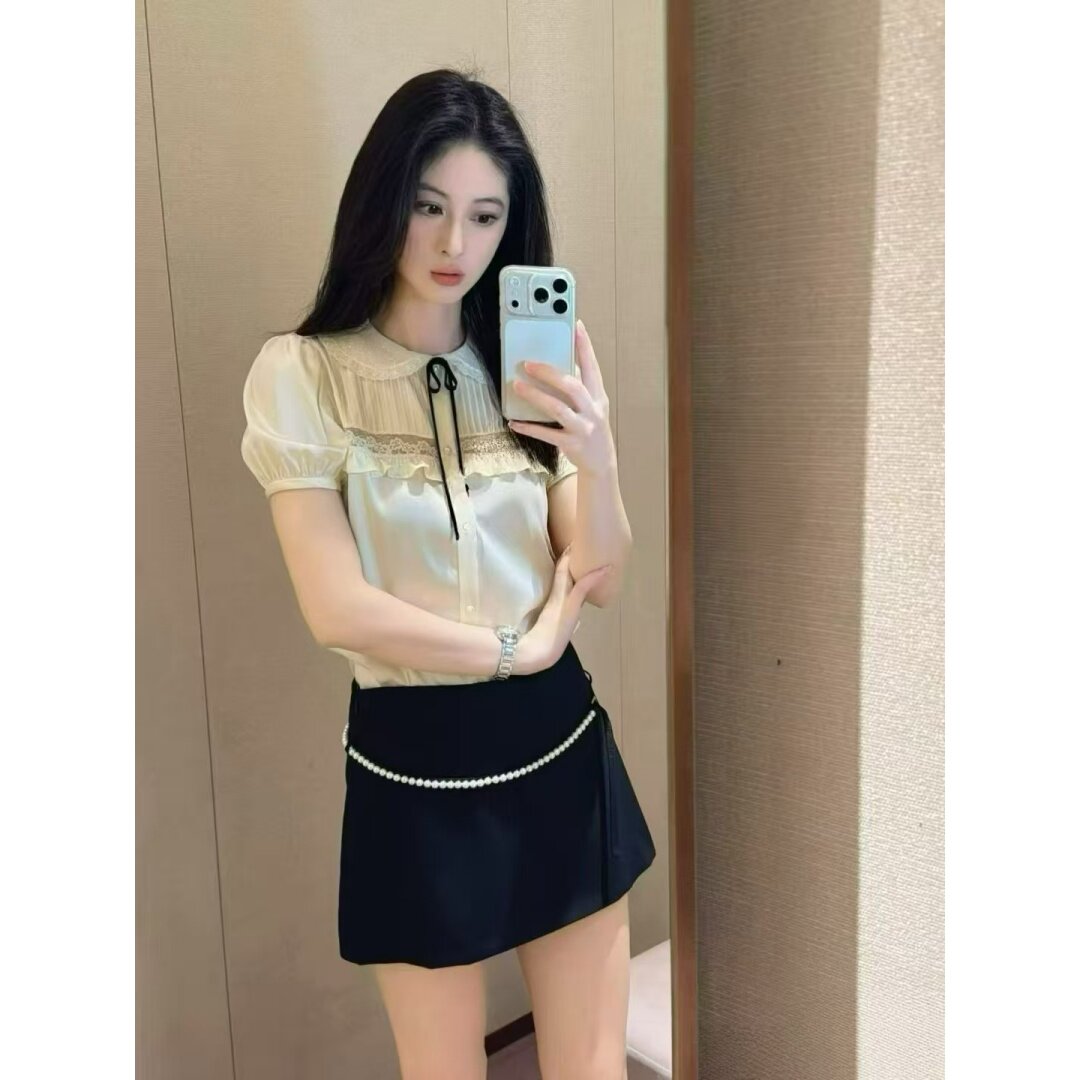 JR 专柜正品 2026夏季新款 桑蚕丝气质真丝衬衫女上衣XSJ3S10D