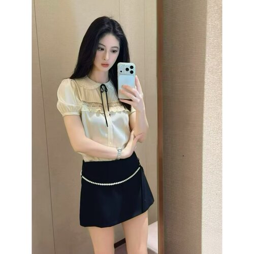 JR 专柜正品 2026夏季新款 桑蚕丝气质真丝衬衫女上衣XSJ3S10D