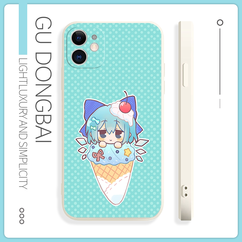 琪露诺冰淇淋iPhone17/13手机壳二次元适配OPPOreno16红米k90小米15苹果14硅胶iqooneo11x