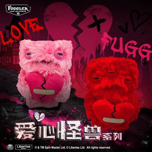 正版FUGGLER萌牙毛绒公仔