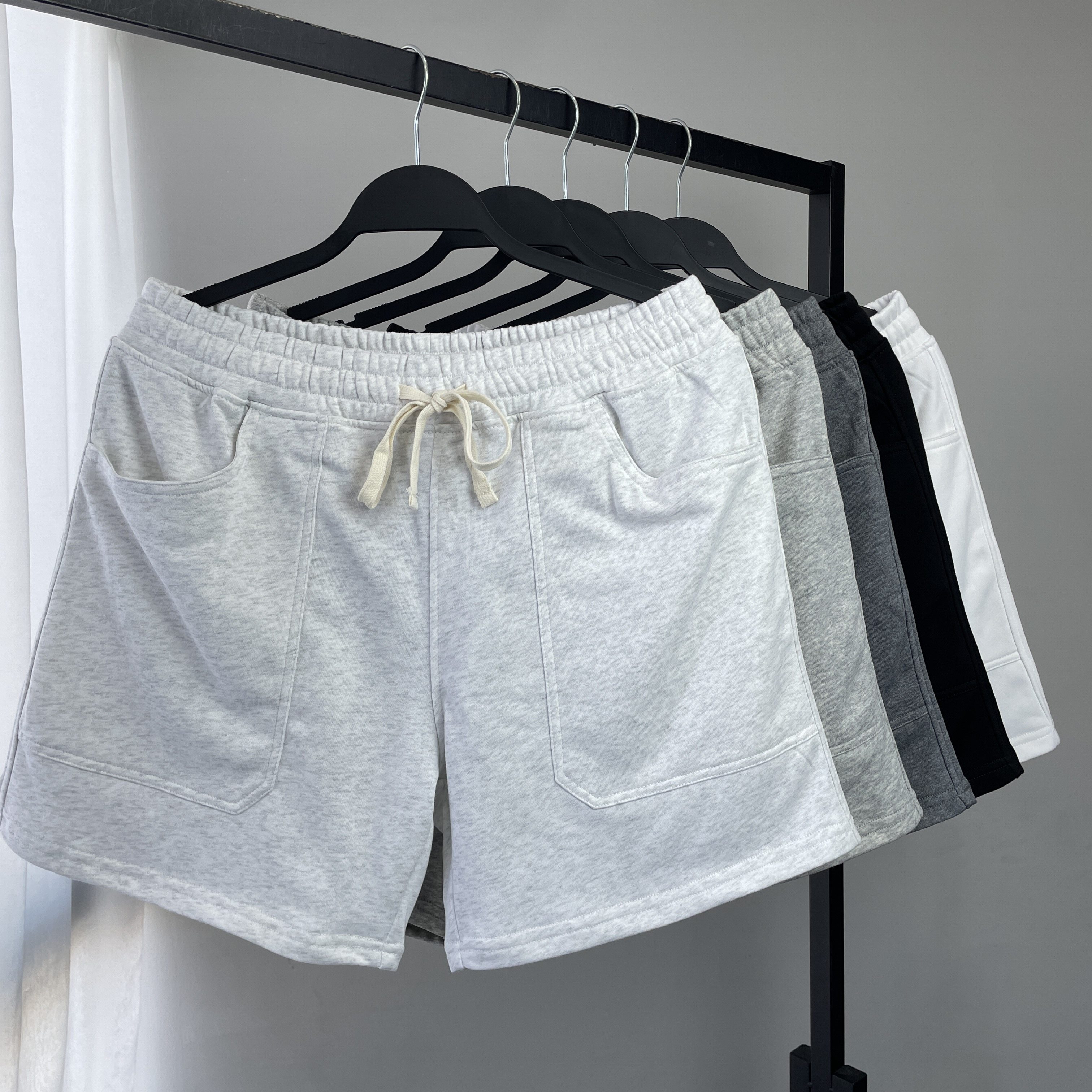 大口袋工装短裤男士针织纯棉运动裤四分裤 青年夏季4分中裤时尚潮,男装,短裤,淘宝优惠券,粉丝福利购,淘宝优惠卷