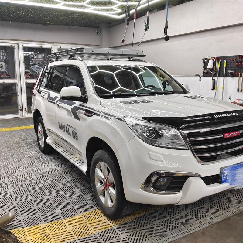 哈弗H9专用车顶行李架哈佛H9专用车顶行李框爬梯H9货架旅行架