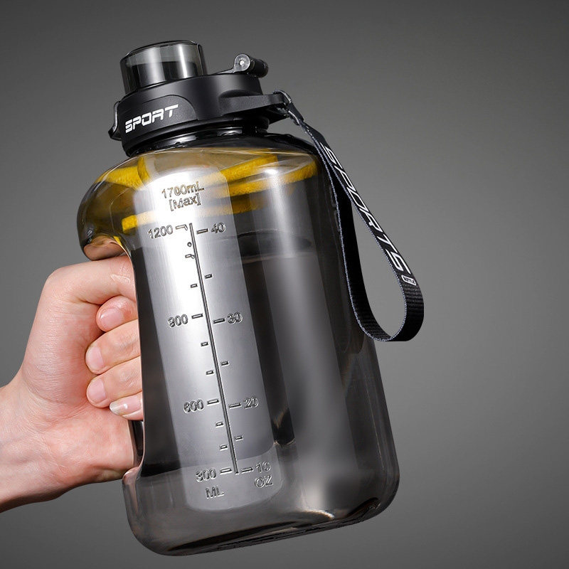 家用酒壶大容量食品级塑料装水杯便携白酒瓶带刻度酒瓶子空瓶高档