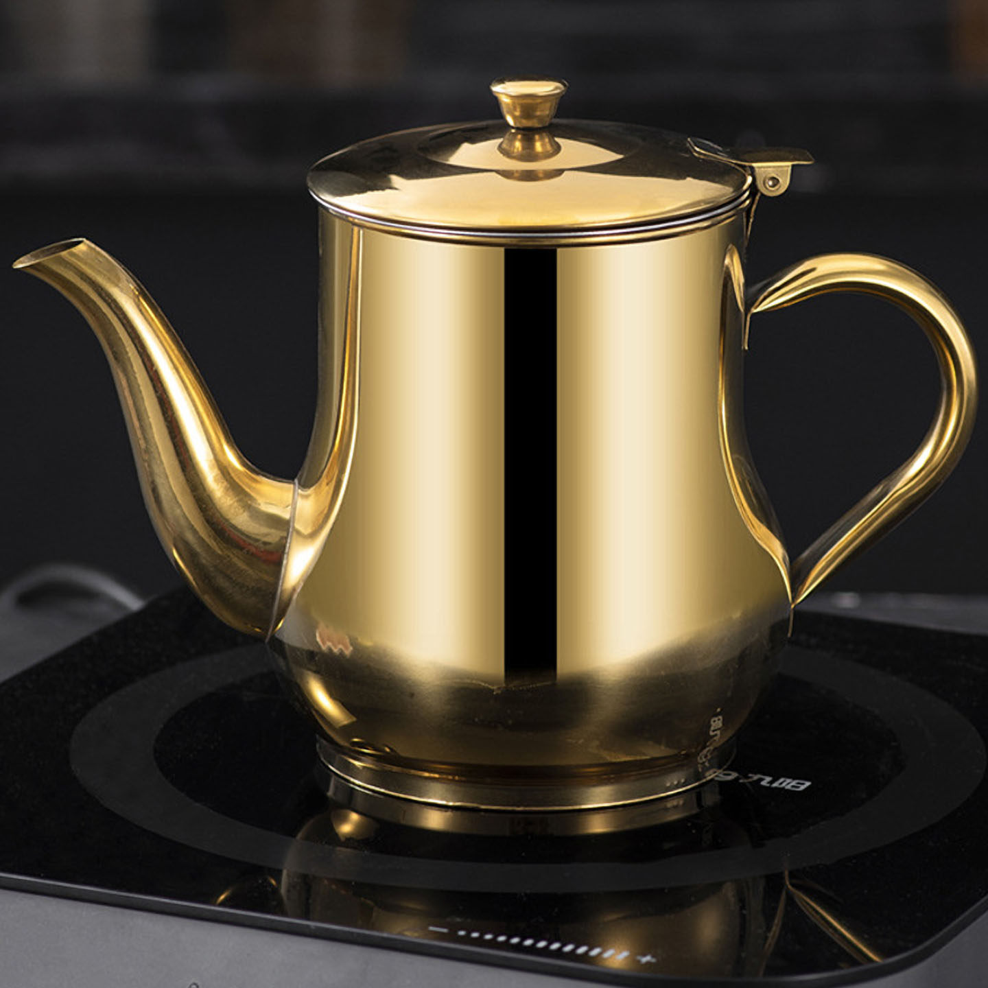 黄酒温酒壶家用烫酒装老式加厚款倒酒煮酒器可不锈钢电磁炉加热壶