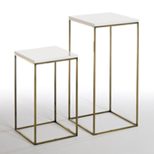 北欧现代简约铁艺角几沙发边几客厅花架金属置物架高脚角落小茶几