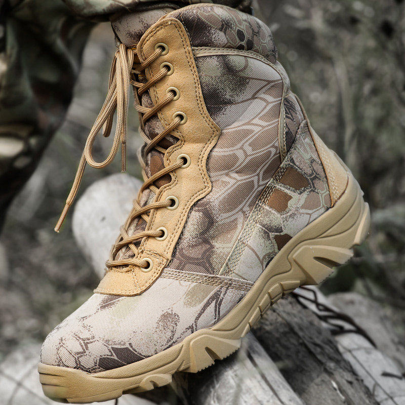 Bottes militaires en cuir - amortissement - Ref 1398290 Image 4