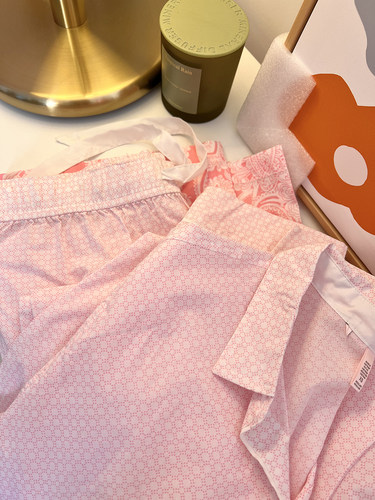 春夏薄款棉质宽松女士睡衣家居服