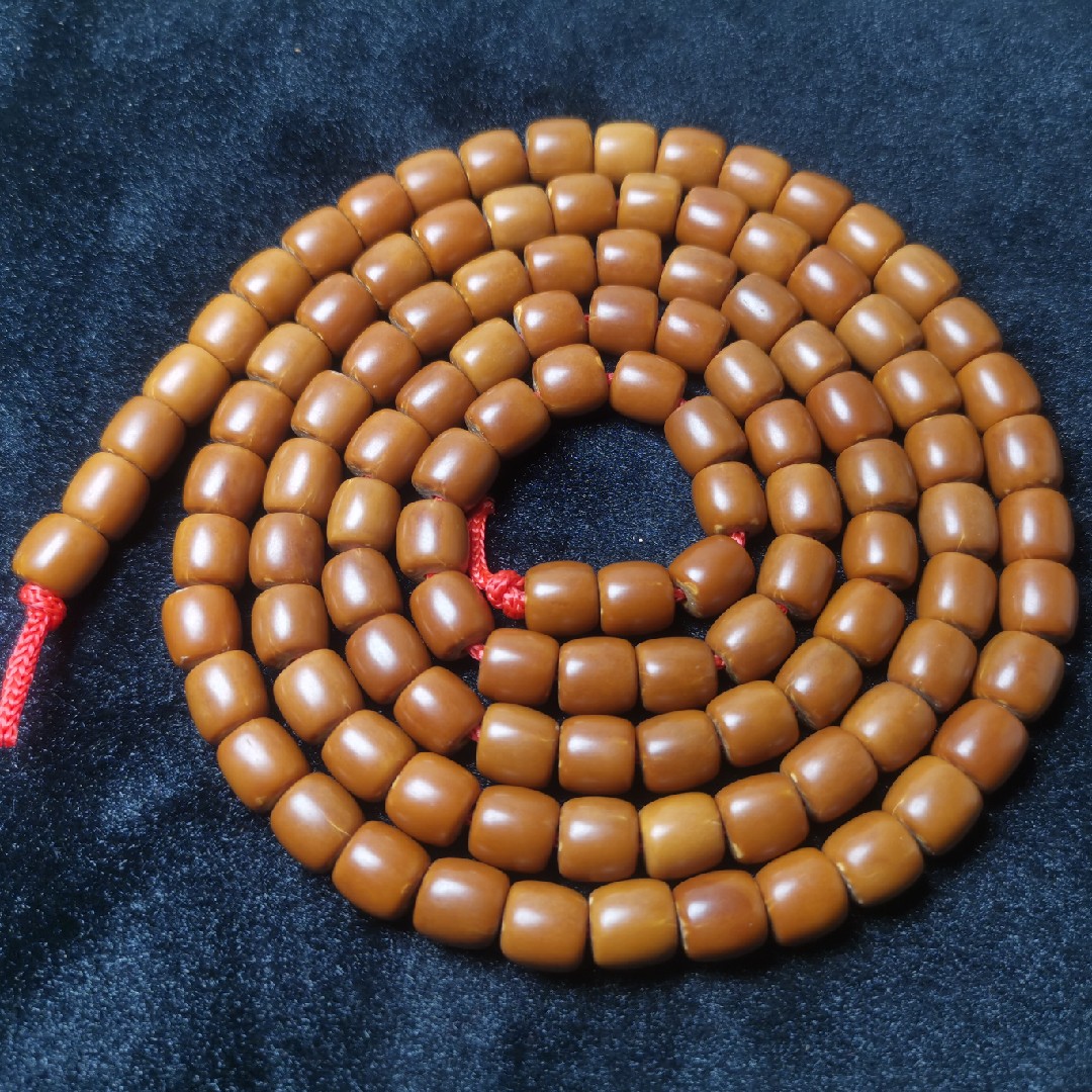 超小迷你铁核桶珠108颗念珠手串老型桶珠橄榄核念珠手串老树铁核