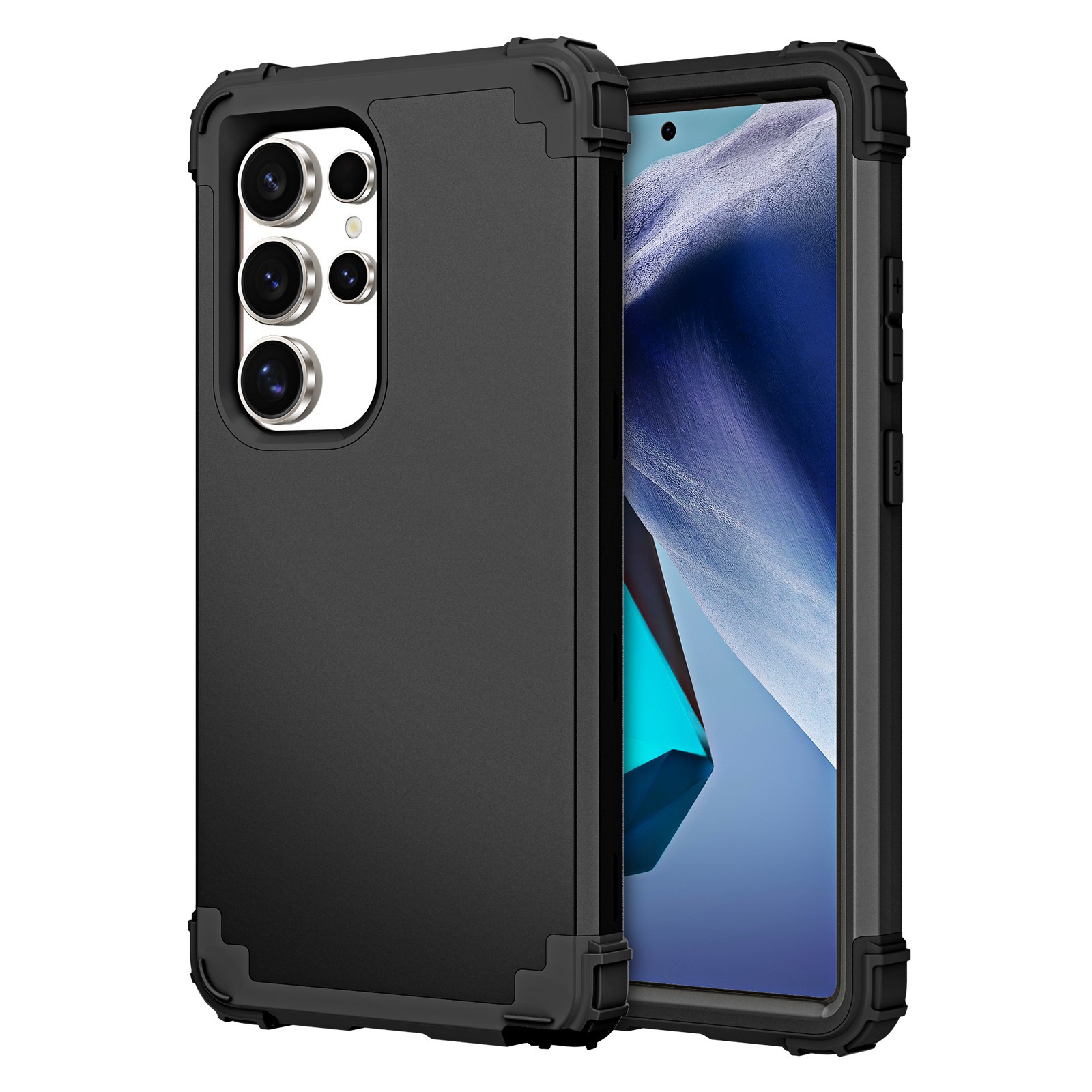 2026适用三星S25Ultra三合一手机壳S24Ultra防摔S23Ultra保护套