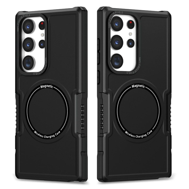 2026用于三星S23Ultra魅眼磁吸防摔保护套三星S21FE无线充手机壳