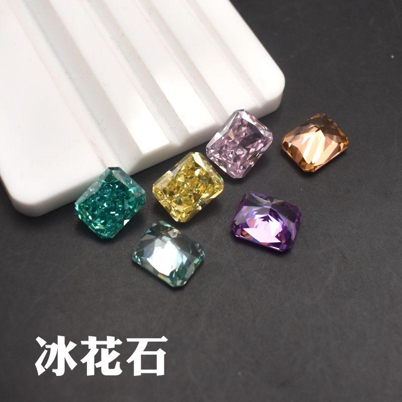 冰花宝石百佳氧化锆镶嵌人造