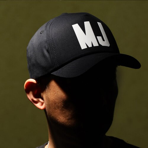 韩版大头围硬顶MJ字母棒球帽子