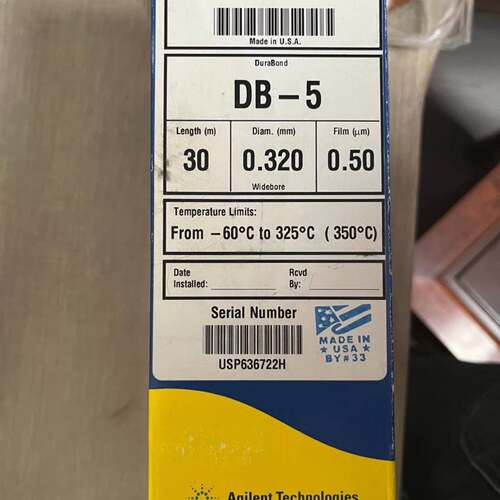 可维修安捷伦123-503E气相色谱柱，规格DB-5，300.3议价